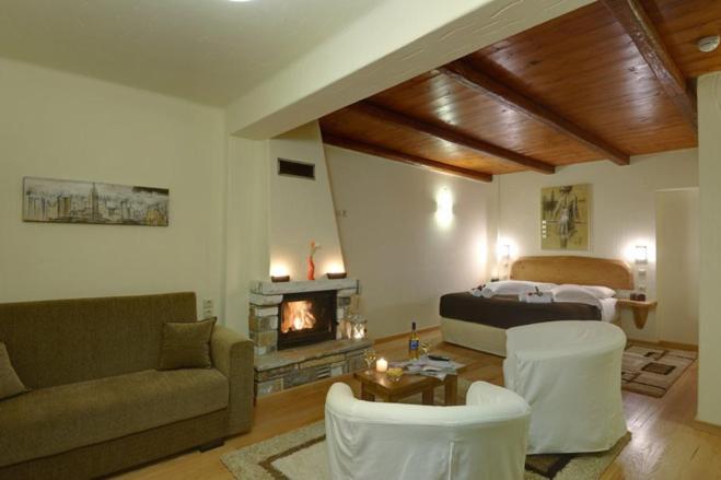Prasino - Galazio Aparthotel Mourésion Rum bild